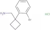 [1-(2-bromophenyl)cyclobutyl]methanamine hydrochloride