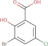 3-Bromo-5-chloro-2-hydroxybenzoic acid