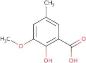 2-Hydroxy-3-methoxy-5-methylbenzoic acid
