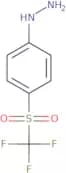 (4-Trifluoromethanesulfonylphenyl)hydrazine