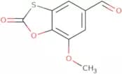 7-Methoxy-2-oxo-2H-1,3-benzoxathiole-5-carbaldehyde