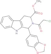 (1S,3S)-1-(1,3-Benzodioxol-5-yl)-2-(2-chloroacetyl)-2,3,4,9-tetrahydro-1H-pyrido[3,4-b]indole-3-ca…