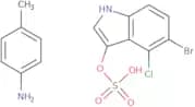 5-Bromo-4-chloro-3-indoxyl sulfate p-toluidine salt