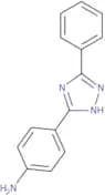 4-(3-Phenyl-1H-1,2,4-triazol-5-yl)aniline