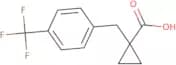 1-{[4-(Trifluoromethyl)phenyl]methyl}cyclopropane-1-carboxylic acid