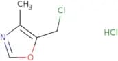 5-(Chloromethyl)-4-methyl-1,3-oxazole hydrochloride
