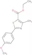 Ethyl 4-methyl-2-(4-methoxyphenyl)thiazole-5-carboxylate