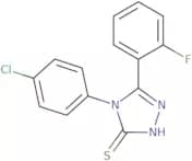 4-(4-Chlorophenyl)-5-(2-fluorophenyl)-4H-1,2,4-triazole-3-thiol