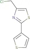 4-(Chloromethyl)-2-(thiophen-3-yl)-1,3-thiazole