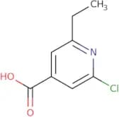 2-Chloro-6-ethylpyridine-4-carboxylic acid