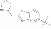2-(Pyrrolidin-2-ylmethyl)-5-(trifluoromethyl)-1,3-benzothiazole