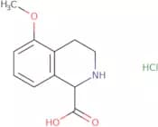 (1S)-5-Methoxy-1,2,3,4-tetrahydroisoquinoline-1-carboxylic acid hydrochloride