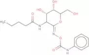 O-(2-Deoxy-2-valeramido-D-glucopyranosylidene)amino N-phenyl carbamate
