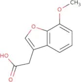 2-(7-Methoxy-1-benzofuran-3-yl)acetic acid
