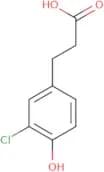 3-(3-Chloro-4-hydroxyphenyl)propanoic acid