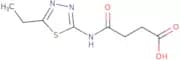 3-[(5-Ethyl-1,3,4-thiadiazol-2-yl)carbamoyl]propanoic acid
