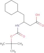 (3S)-3-{[(tert-Butoxy)carbonyl]amino}-4-cyclohexylbutanoic acid