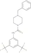 ((3,5-bis(trifluoromethyl)phenyl)amino)(4-benzylpiperazinyl)methane-1-thione