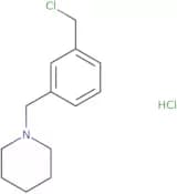 1-{[3-(Chloromethyl)phenyl]methyl}piperidine hydrochloride