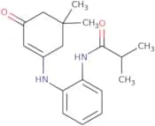 N-(2-((5,5-dimethyl-3-oxocyclohex-1-enyl)amino)phenyl)-2-methylpropanamide