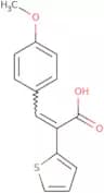 3-(4-Methoxyphenyl)-2-(thiophen-2-yl)prop-2-enoic acid