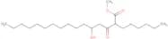 2-Hexyl-5-hydroxy-3-oxo-hexadecanoic acid methyl ester