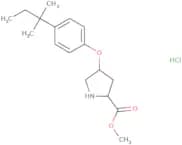 Methyl (2S,4S)-4-[4-(tert-pentyl)phenoxy]-2-pyrrolidinecarboxylate hydrochloride
