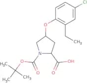 (2S,4S)-1-(tert-Butoxycarbonyl)-4-(4-chloro-2-ethylphenoxy)-2-pyrrolidinecarboxylic acid