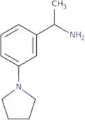 1-[3-(Pyrrolidin-1-yl)phenyl]ethan-1-amine