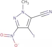 4-Iodo-1-methyl-3-nitro-1H-pyrazole-5-carbonitrile