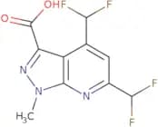 4,6-Bis(difluoromethyl)-1-methyl-1H-pyrazolo[3,4-b]pyridine-3-carboxylic acid