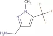 [1-Methyl-5-(trifluoromethyl)-1H-pyrazol-3-yl]methanamine