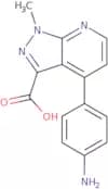 4-(4-Aminophenyl)-1-methyl-1H-pyrazolo[3,4-b]pyridine-3-carboxylic acid