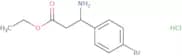 Ethyl (3S)-3-amino-3-(4-bromophenyl)propanoate hydrochloride
