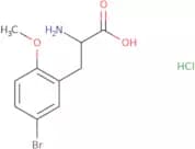2-Amino-3-(5-bromo-2-methoxyphenyl)propanoic acid hydrochloride