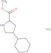 Methyl 4-cyclohexylpyrrolidine-2-carboxylate hydrochloride