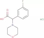 2-(3-Fluorophenyl)-2-(morpholin-4-yl)acetic acid hydrochloride