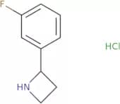 2-(3-Fluorophenyl)azetidine hydrochloride