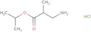 Propan-2-yl 3-amino-2-methylpropanoate hydrochloride