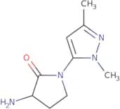 3-Amino-1-(1,3-dimethyl-1H-pyrazol-5-yl)pyrrolidin-2-one