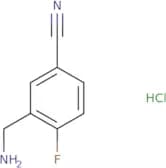 3-(Aminomethyl)-4-fluorobenzonitrile hydrochloride