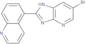 5-{6-Bromo-4H-imidazo[4,5-b]pyridin-2-yl}quinoline