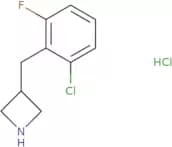 3-[(2-Chloro-6-fluorophenyl)methyl]azetidine hydrochloride