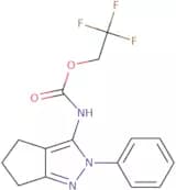 2,2,2-Trifluoroethyl N-{2-phenyl-2H,4H,5H,6H-cyclopenta[C]pyrazol-3-yl}carbamate