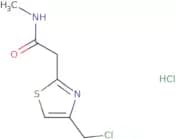 2-[4-(Chloromethyl)-1,3-thiazol-2-yl]-N-methylacetamide hydrochloride