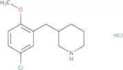 3-[(5-Chloro-2-methoxyphenyl)methyl]piperidine hydrochloride