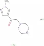 1-(1-Methyl-1H-pyrazol-4-yl)-2-(piperazin-1-yl)ethan-1-one dihydrochloride