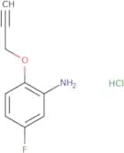 5-Fluoro-2-(prop-2-yn-1-yloxy)aniline hydrochloride