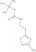 tert-Butyl N-[2-(3-amino-1,2,4-oxadiazol-5-yl)ethyl]carbamate