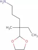 4-(1,3-Dioxolan-2-yl)-4-methylhexan-1-amine